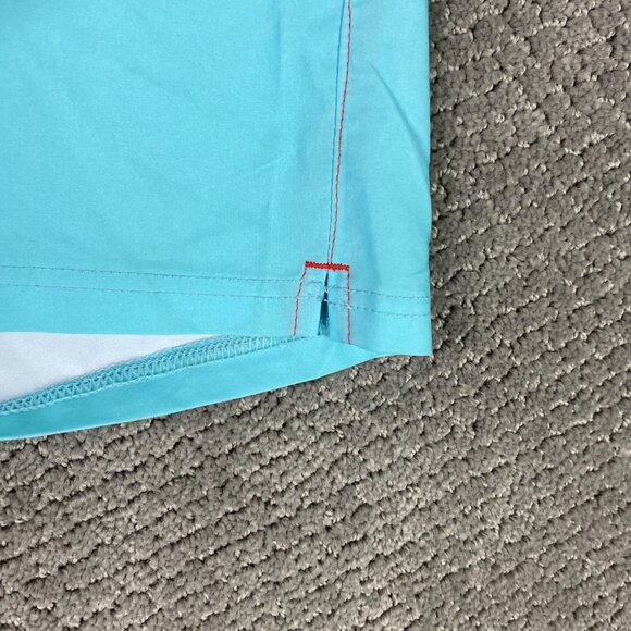 Fair Harbor The Ozone Board Shorts Men's Large Swim Trunks Red Blue - Picture 2 of 14